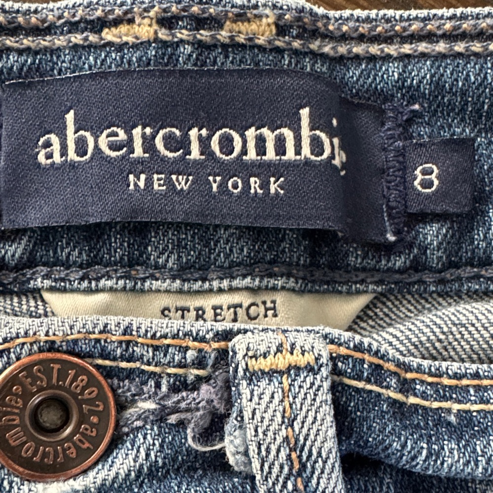 Abercrombie & Fitch Kids Blue Denim Shorts - Picture 3 of 3